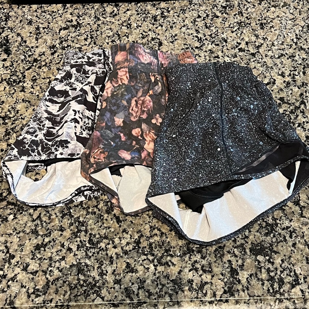 Bundle of 3- Lululemon Hotty Hot Low-rise Lined Short 2.5”